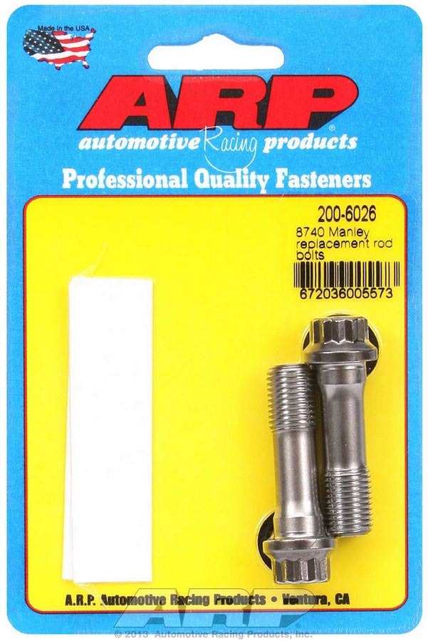 Auto Racing Products 200-6026 Replacement Rod Bolt Kit 7/16 (2) Auto Racing Products 200-6026