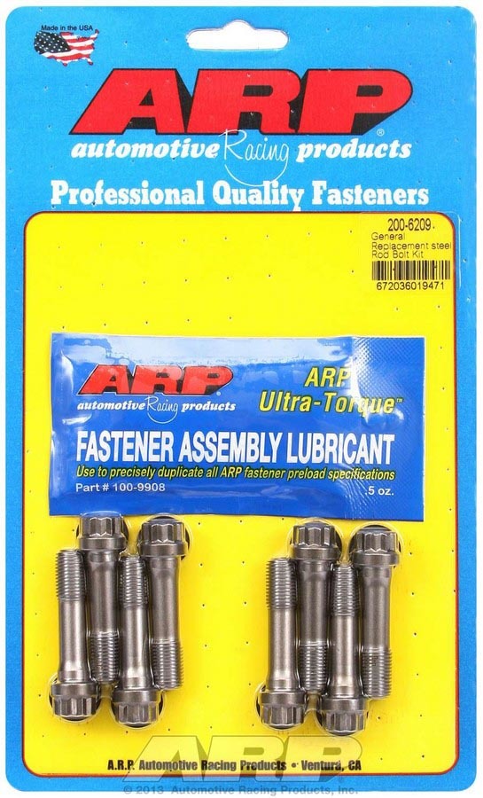 Auto Racing Products 200-6209 Replacement Rod Bolt Kit 3/8 (8) Auto Racing Products 200-6209