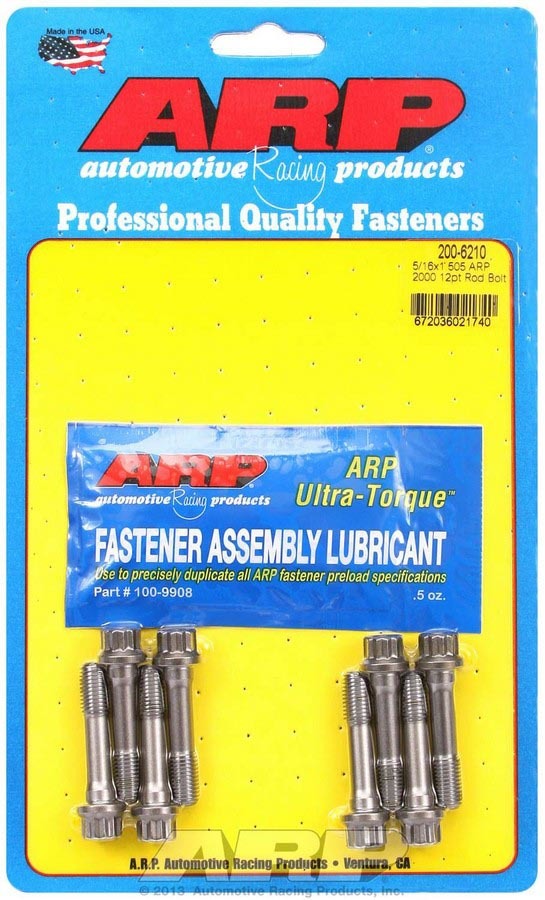Auto Racing Products 200-6210 Replacement Rod Bolt Kit 5/16 (8) Auto Racing Products 200-6210