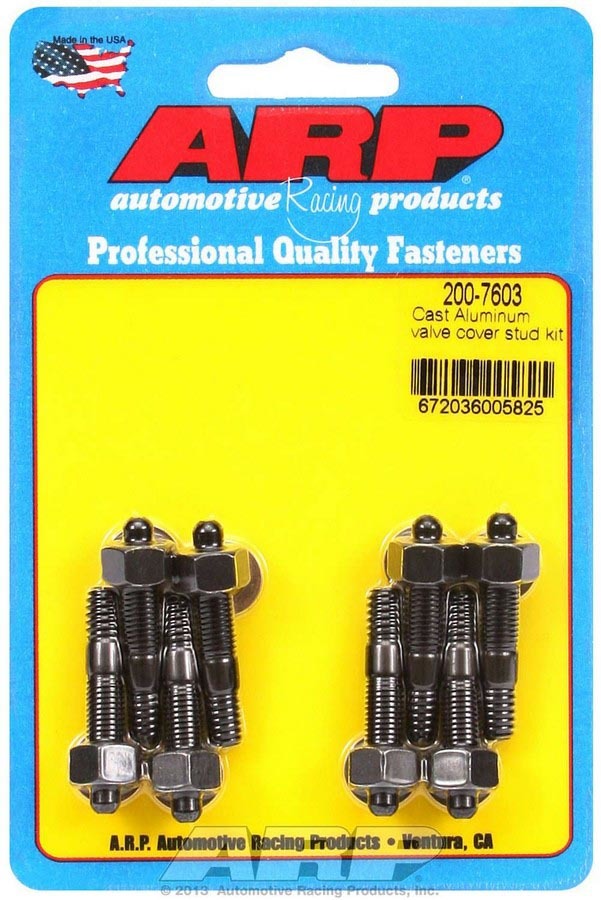Auto Racing Products 200-7603 Valve Cover Stud Kit 1/4 6pt. (8) Auto Racing Products 200-7603