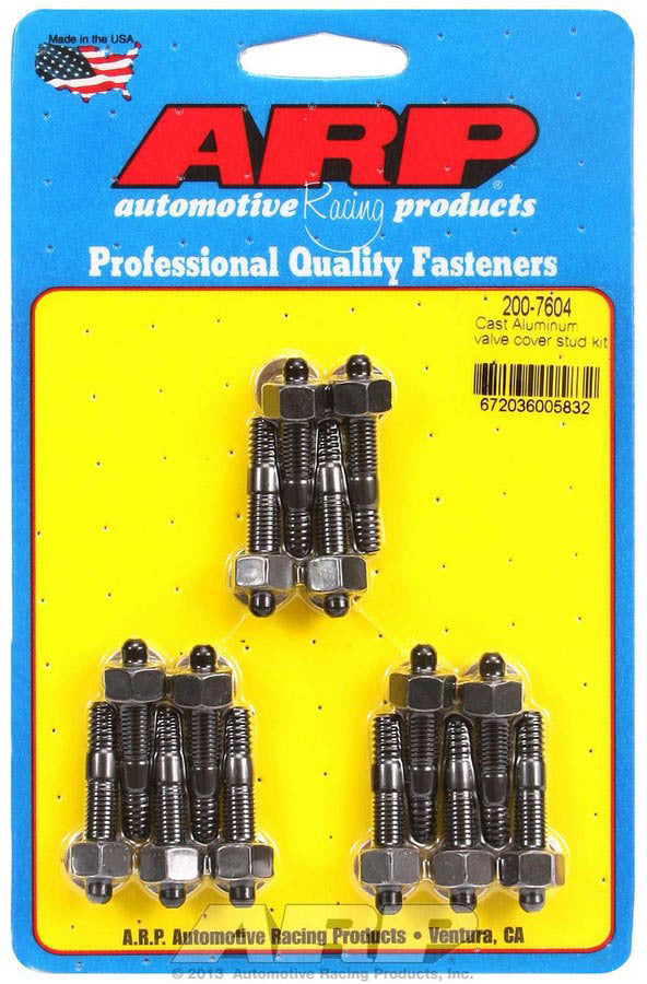 Auto Racing Products 200-7604 Valve Cover Stud Kit 1/4 6pt. (14) Auto Racing Products 200-7604