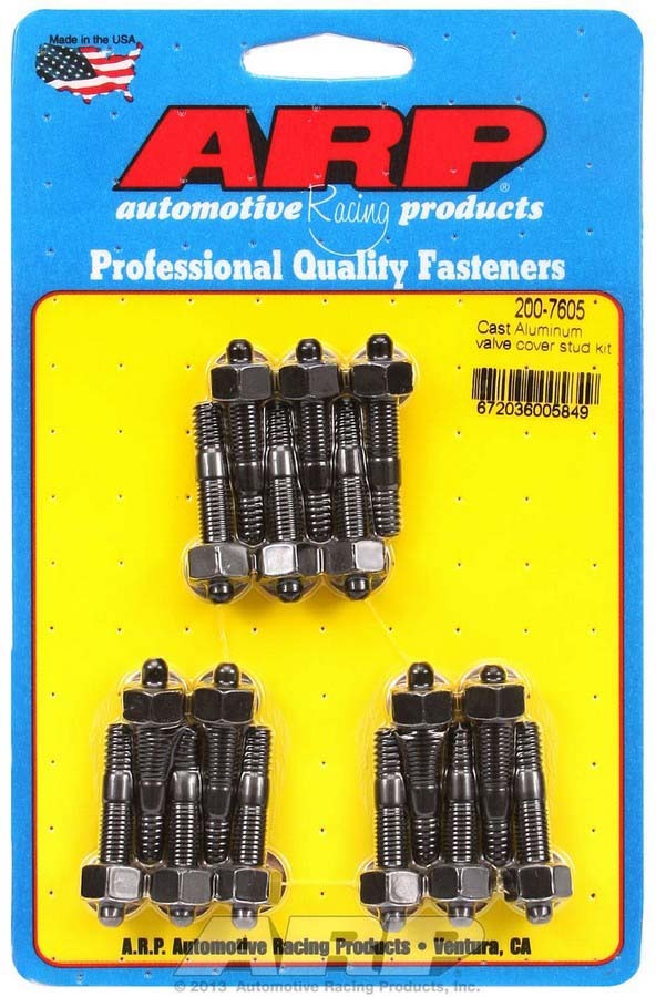Auto Racing Products 200-7605 Valve Cover Stud Kit 1/4 6pt. (16) Auto Racing Products 200-7605