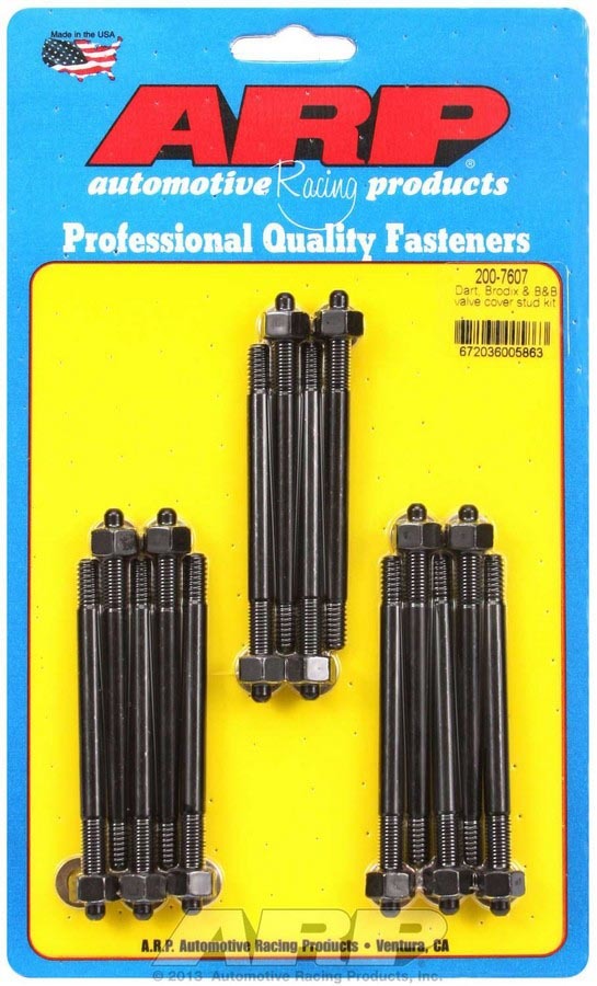 Auto Racing Products 200-7607 Valve Cover Stud Kit 1/4 6pt. (14) Auto Racing Products 200-7607