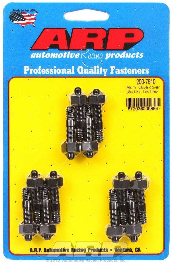 Auto Racing Products 200-7610 Valve Cover Stud Kit 1/4 6pt. (12) Auto Racing Products 200-7610