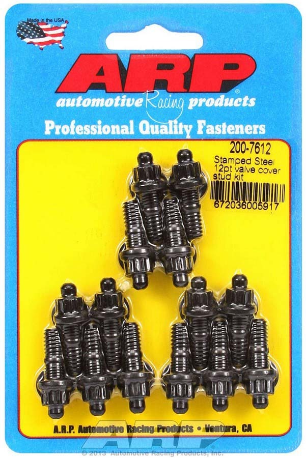 Auto Racing Products 200-7612 Valve Cover Stud Kit 1/4 12pt. (14) Auto Racing Products 200-7612
