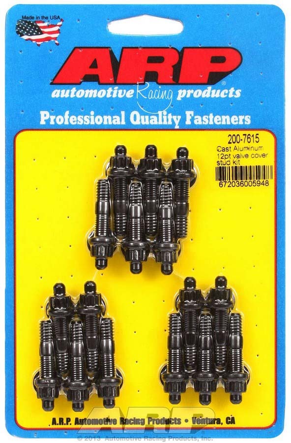 Auto Racing Products 200-7615 Valve Cover Stud Kit 1/4 12pt. (16) Auto Racing Products 200-7615