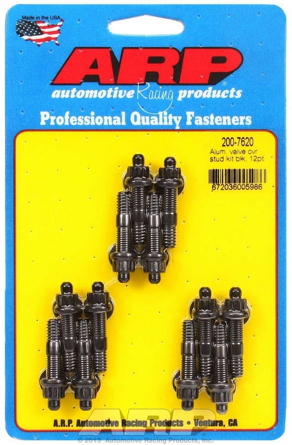 Auto Racing Products 200-7620 Valve Cover Stud Kit 1/4 12pt. (12) Auto Racing Products 200-7620