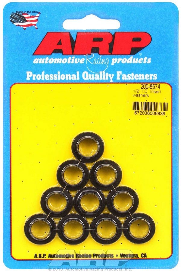 Auto Racing Products 200-8574 Insert Washers - 1/2 ID (10) Auto Racing Products 200-8574