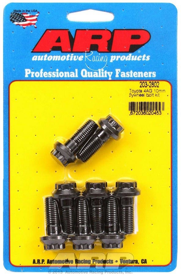 Auto Racing Products 203-2802 Toyota Flywheel Bolt Kit Auto Racing Products 203-2802