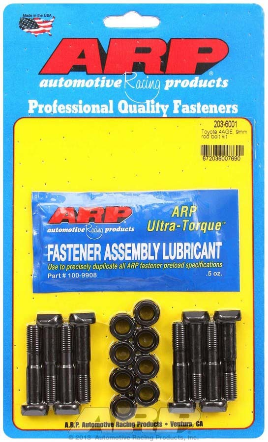 Auto Racing Products 203-6001 Toyota Rod Bolt Kit - Fits 4AGE Auto Racing Products 203-6001