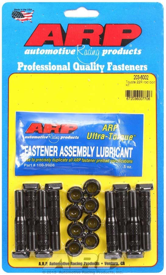 Auto Racing Products 203-6002 Toyota Rod Bolt Kit - Fits 22R & 3SGTE Auto Racing Products 203-6002