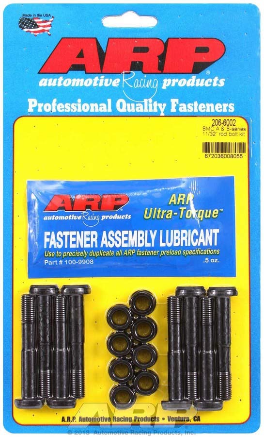 Auto Racing Products 206-6002 BMC Rod Bolt Kit - Fits A&B Series Engines Auto Racing Products 206-6002