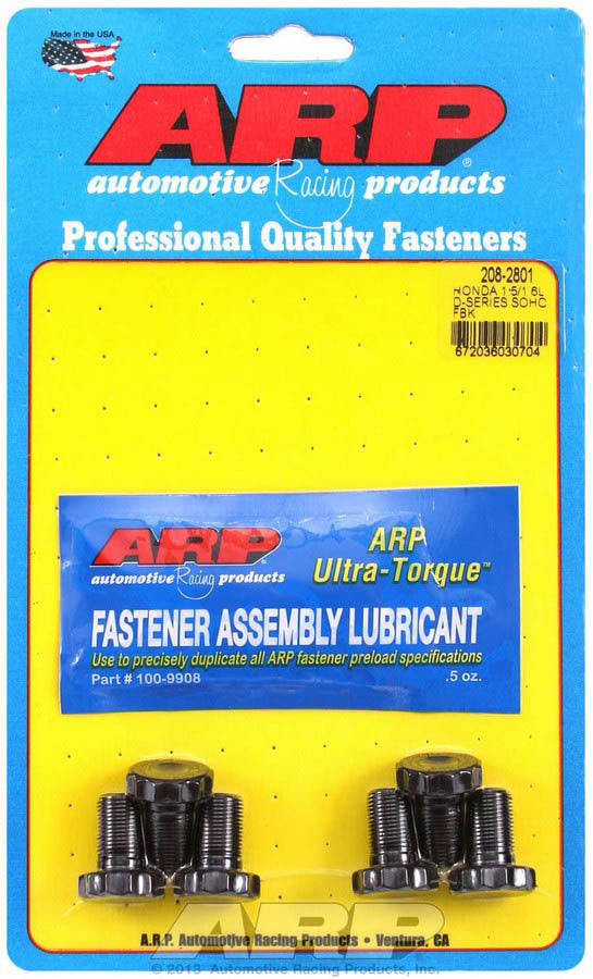 Auto Racing Products 208-2801 Flywheel Bolt Kit  Honda 1.5L/1.6L SOHC D-Series Auto Racing Products 208-2801