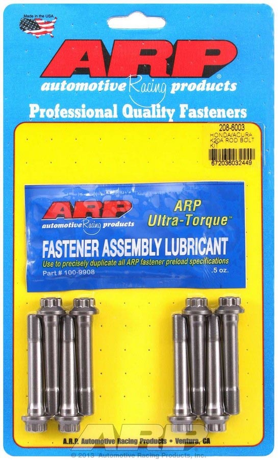 Auto Racing Products 208-6003 Rod Bolt Kit - Honda / Acura K20A Auto Racing Products 208-6003