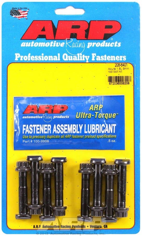 Auto Racing Products 208-6401 Honda Rod Bolt Kit - Fits 1.8L Auto Racing Products 208-6401