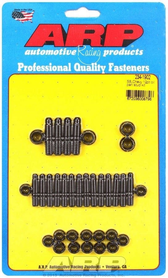 Auto Racing Products 234-1902 SBC Oil Pan Stud Kit Auto Racing Products 234-1902
