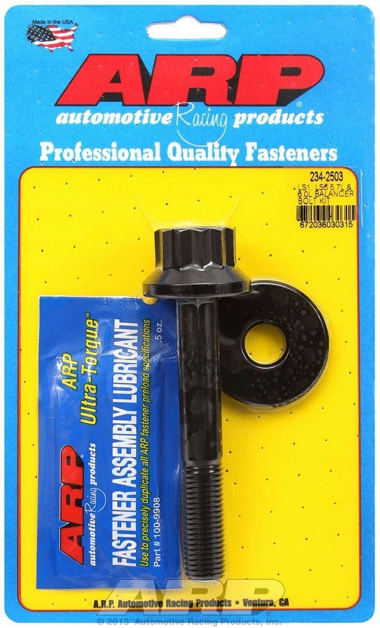 Auto Racing Products 234-2503 LS-Series Balancer Bolt Except LS7 Auto Racing Products 234-2503