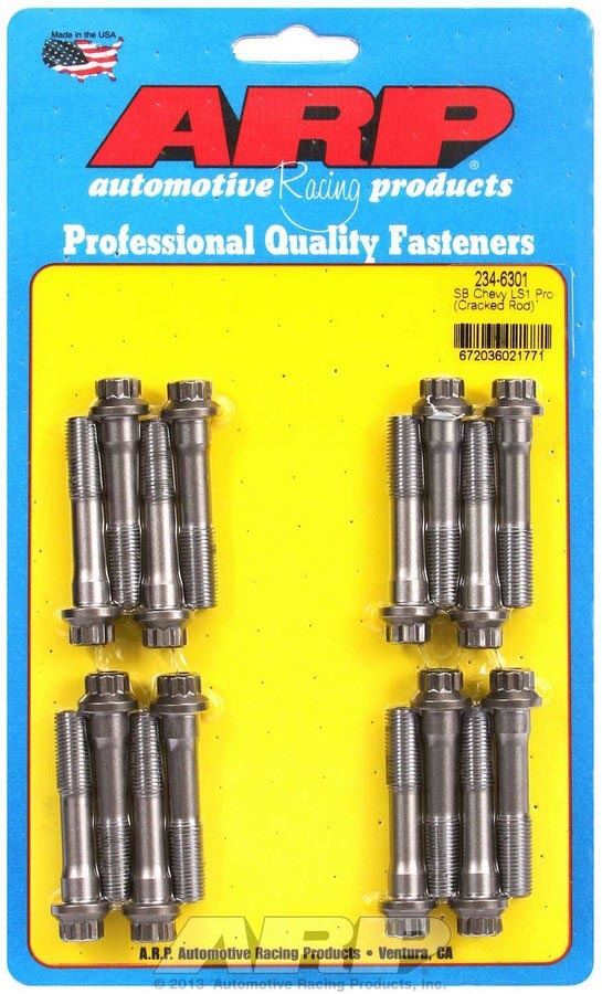 Auto Racing Products 234-6301 SBC Rod Bolt Kit - Fits LS1 Cracked Rod Auto Racing Products 234-6301