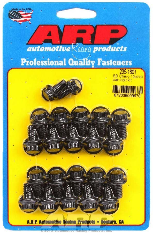 Auto Racing Products 235-1801 BBC Oil Pan Bolt Kit Auto Racing Products 235-1801