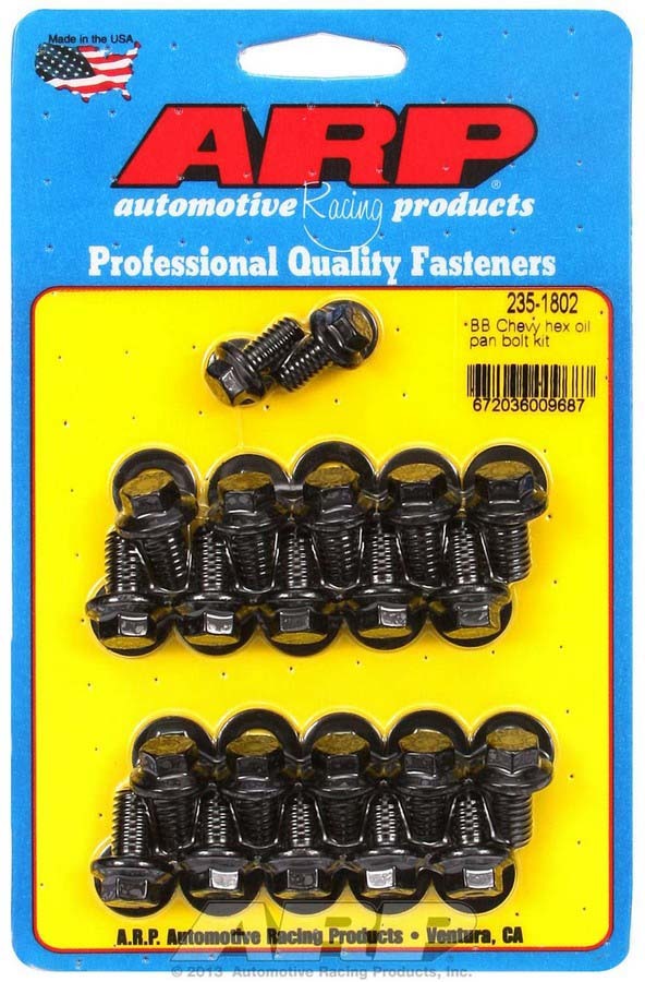 Auto Racing Products 235-1802 BBC Oil Pan Bolt Kit Auto Racing Products 235-1802