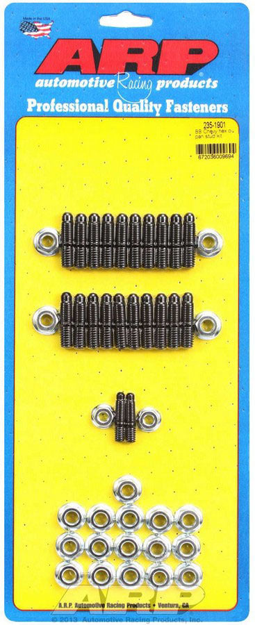 Auto Racing Products 235-1901 BBC Oil Pan Stud Kit Auto Racing Products 235-1901