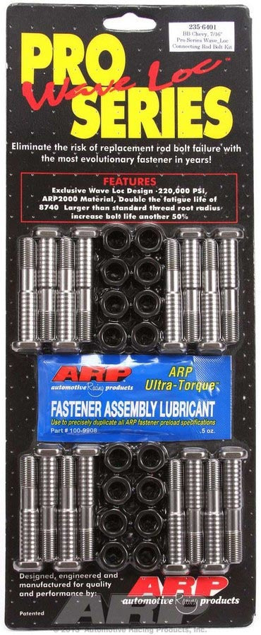 Auto Racing Products 235-6401 BBC Rod Bolt Kit - Fits 454-502 w/7/16in Auto Racing Products 235-6401