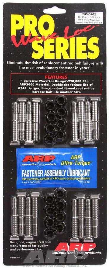 Auto Racing Products 235-6402 BBC Rod Bolt Kit - Fits 396-427 w/3/8in Auto Racing Products 235-6402