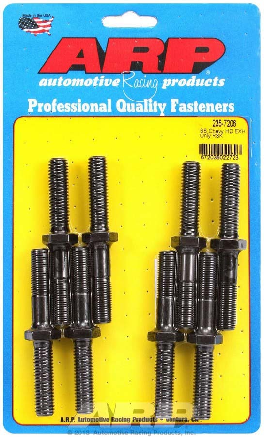 Auto Racing Products 235-7206 BBC Rocker Arm Stud Kit Exhaust Only (8) Auto Racing Products 235-7206
