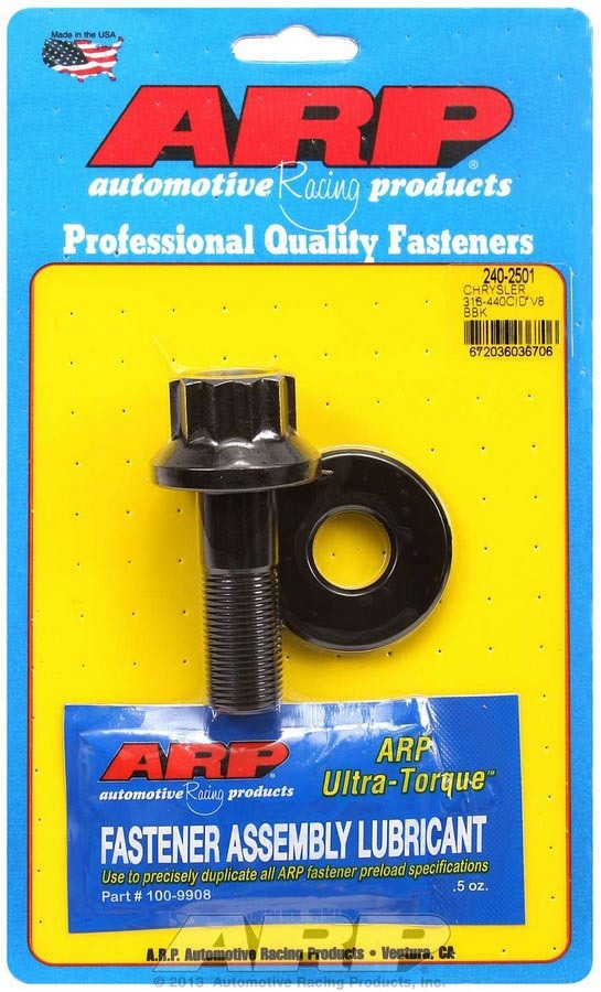 Auto Racing Products 240-2501 Mopar Balancer Bolt Kit - 328-440 Auto Racing Products 240-2501