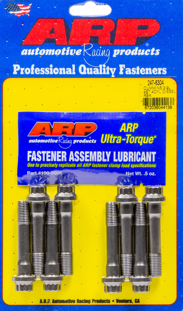 Auto Racing Products 247-6304 Rod Bolt Kit Dodge Cummins 3.9L 4BT 4-Cyl Auto Racing Products 247-6304