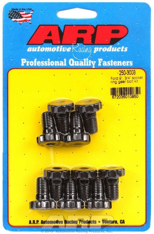 Auto Racing Products 250-3003 Ford 9in Ring Gear Bolt Kit .750 UHL Auto Racing Products 250-3003
