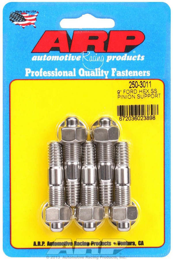 Auto Racing Products 250-3011 Ford 9in S/S Pinion Support Stud Kit 6pt. Auto Racing Products 250-3011