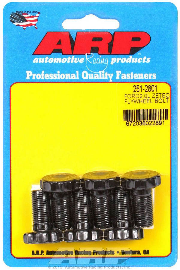 Auto Racing Products 251-2801 Ford Flywheel Bolt Kit - 2.0L Zetec Auto Racing Products 251-2801