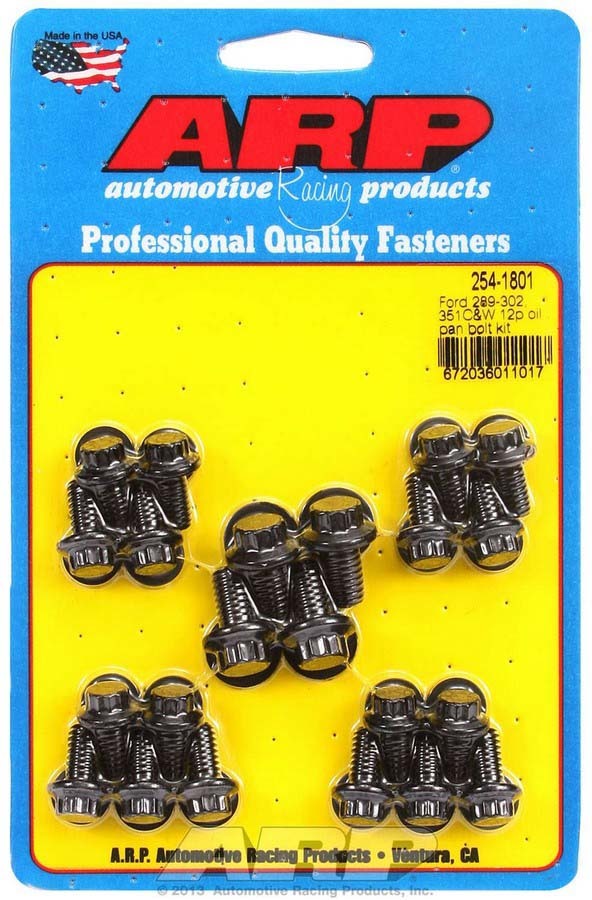 Auto Racing Products 254-1801 SBF Oil Pan Bolt Kit Auto Racing Products 254-1801