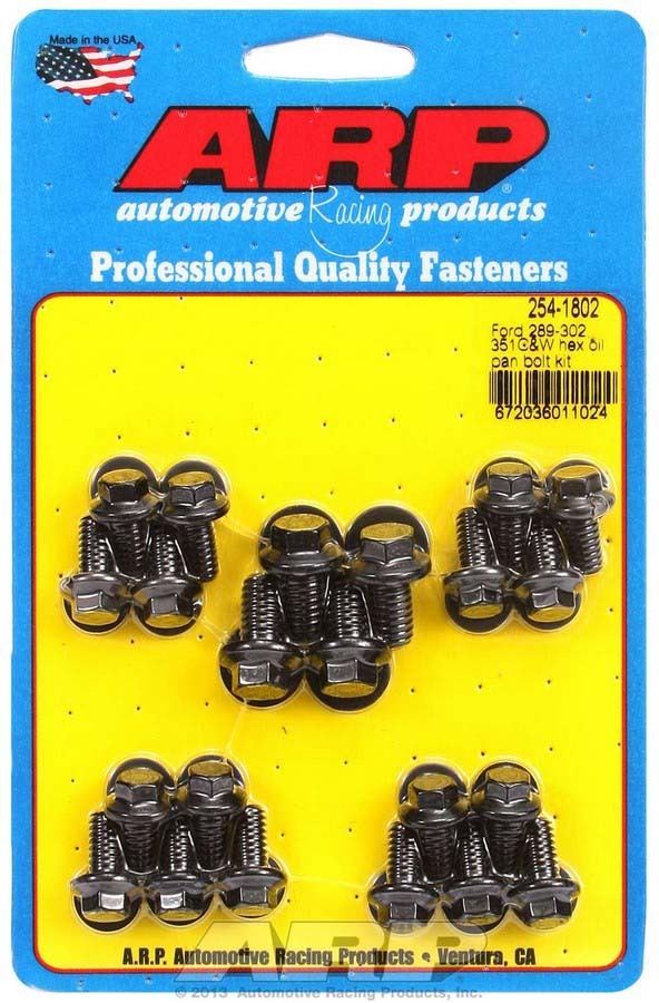 Auto Racing Products 254-1802 SBF Oil Pan Bolt Kit Auto Racing Products 254-1802