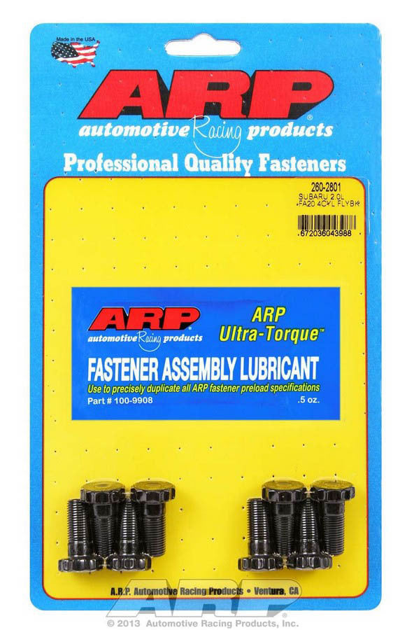 Auto Racing Products 260-2801 Flywheel Bolt Kit Subaru 2.0L FA20 Auto Racing Products 260-2801