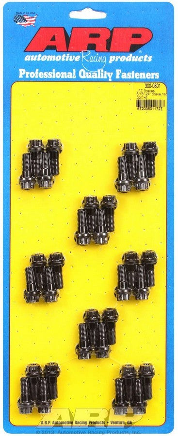 Auto Racing Products 300-0801 JFZ Brake Hat Bolt Kit 5/16-24 Auto Racing Products 300-0801