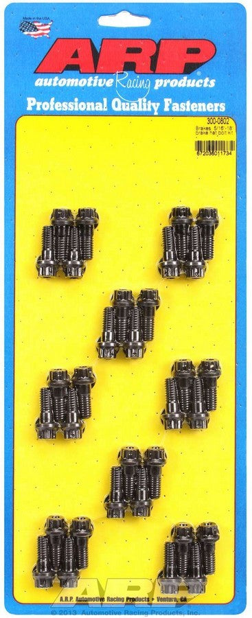 Auto Racing Products 300-0802 Brake Hat Bolt Kit - 5/16-18 Auto Racing Products 300-0802
