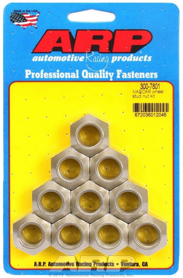 Auto Racing Products 300-7801 Nascar Wheel Stud Nut Kit (10) Auto Racing Products 300-7801