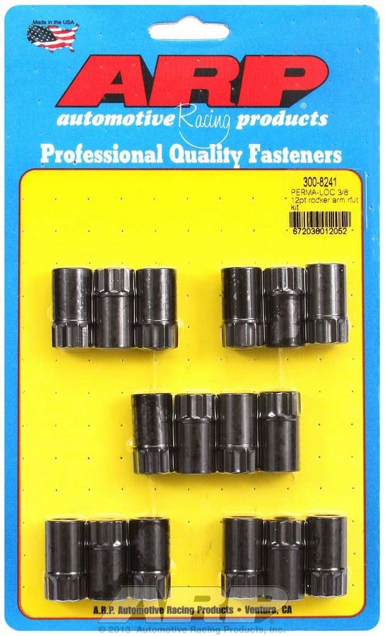 Auto Racing Products 300-8241 Rocker Arm Nut Kit - 3/8 (16) Auto Racing Products 300-8241