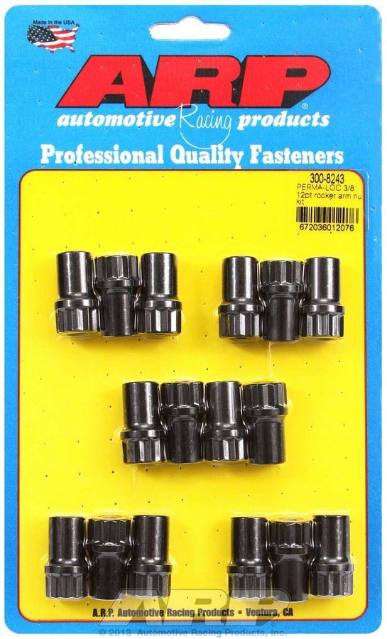 Auto Racing Products 300-8243 Rocker Arm Nut Kit - 3/8 (16) Auto Racing Products 300-8243