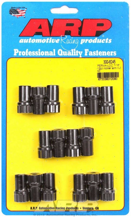 Auto Racing Products 300-8245 Rocker Arm Nut Kit - 7/16 (16) Auto Racing Products 300-8245