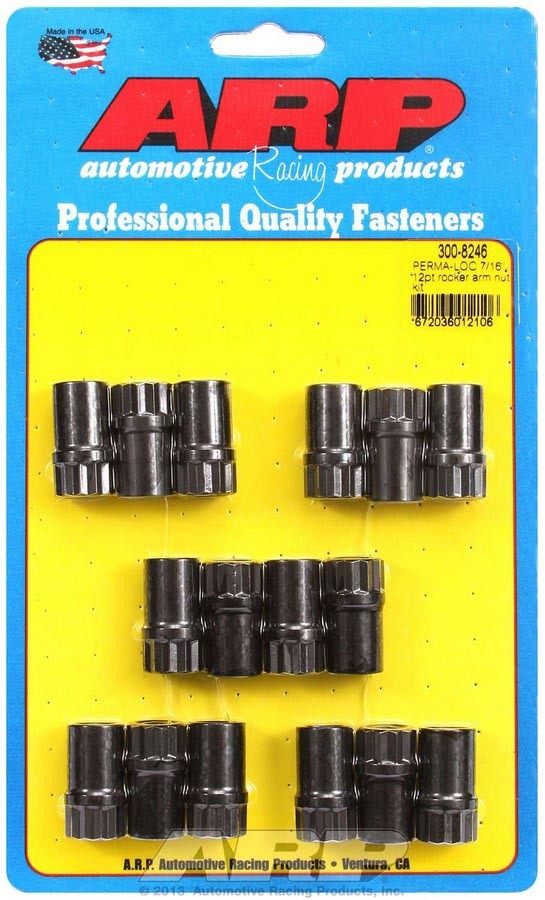 Auto Racing Products 300-8246 Rocker Arm Nut Kit - 7/16 (16) Auto Racing Products 300-8246