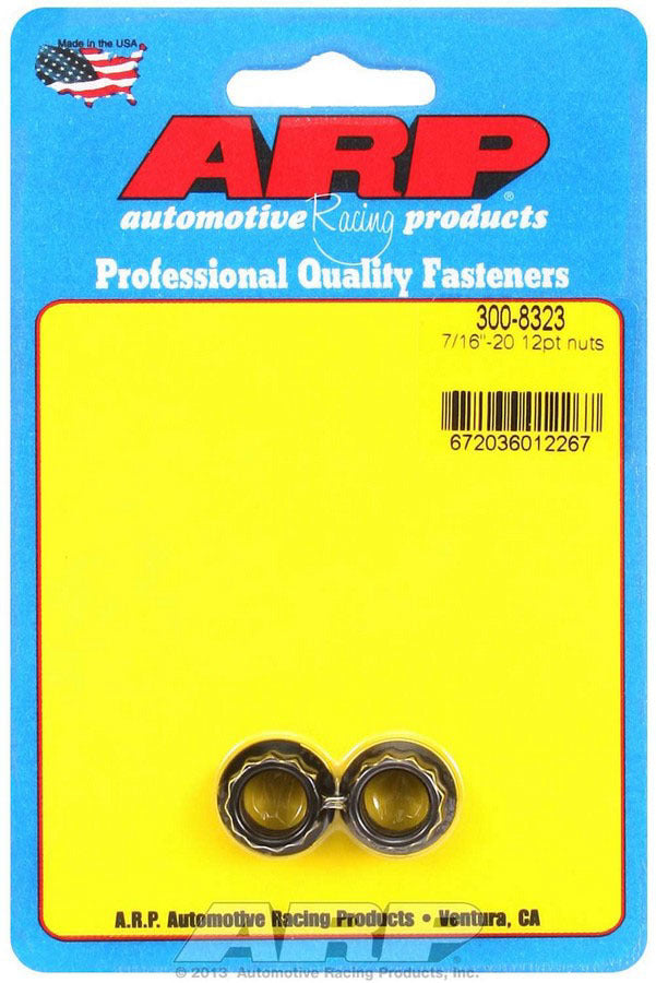 Auto Racing Products 300-8323 7/16-20 12pt. Nuts (2) Auto Racing Products 300-8323