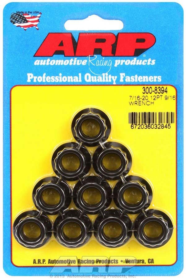 Auto Racing Products 300-8394 7/16-20 12pt. Nuts (10) Auto Racing Products 300-8394