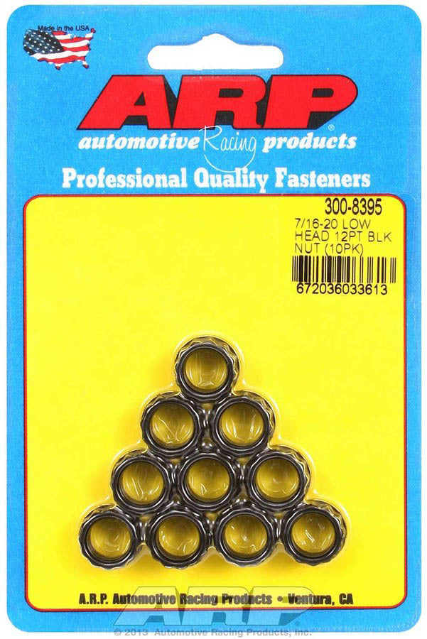 Auto Racing Products 300-8395 7/16-20 12pt. Nuts (10) Auto Racing Products 300-8395