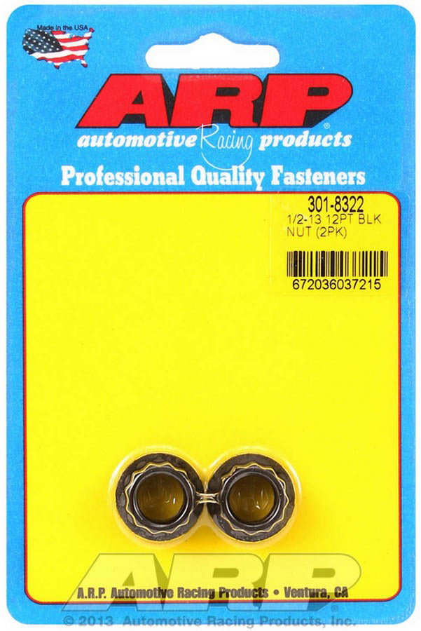 Auto Racing Products 301-8322 1/2-13 12pt Nut Kit 2pk Auto Racing Products 301-8322