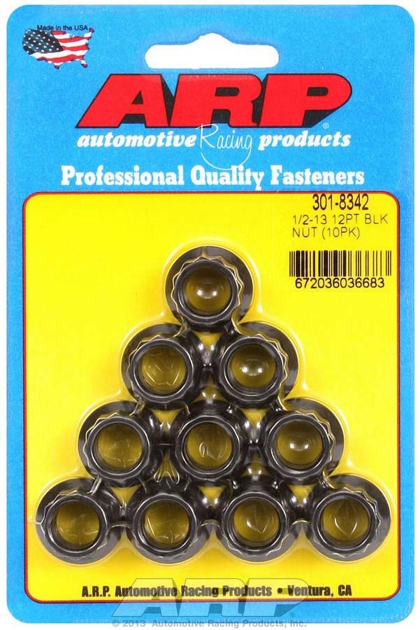 Auto Racing Products 301-8342 1/2-13 12pt Nut Kit 10pk Auto Racing Products 301-8342