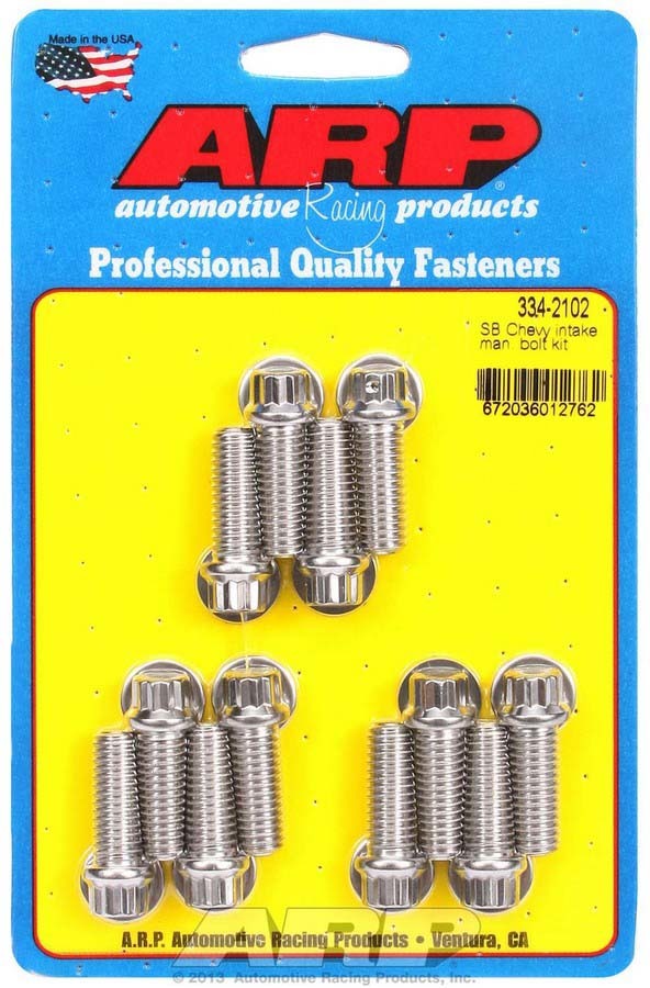 Auto Racing Products 334-2102 SBC Intake Bolt Kit Auto Racing Products 334-2102