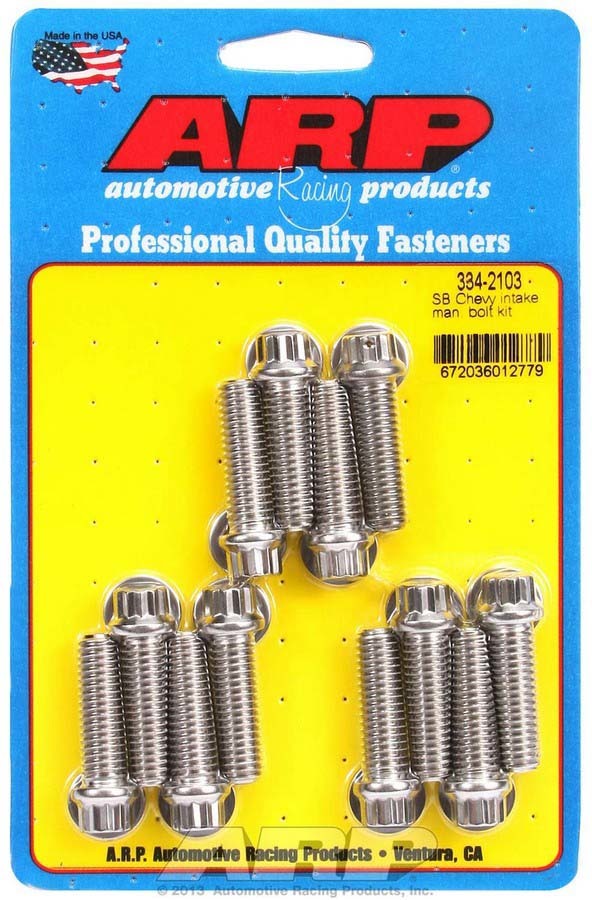 Auto Racing Products 334-2103 SBC Intake Bolt Kit Auto Racing Products 334-2103